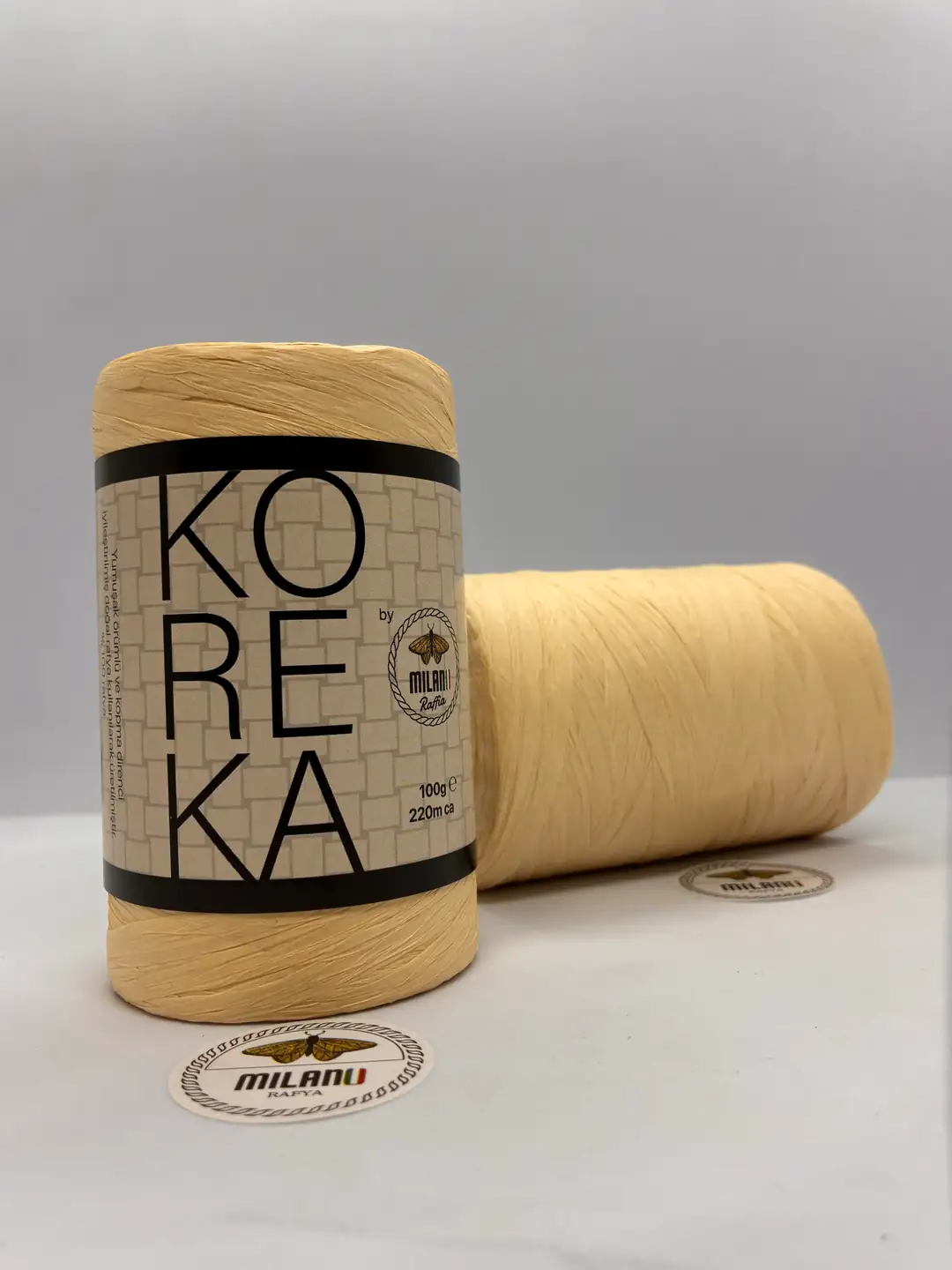 Milano Koreka Rafya El Örgü Ipliği 100gr 220mt