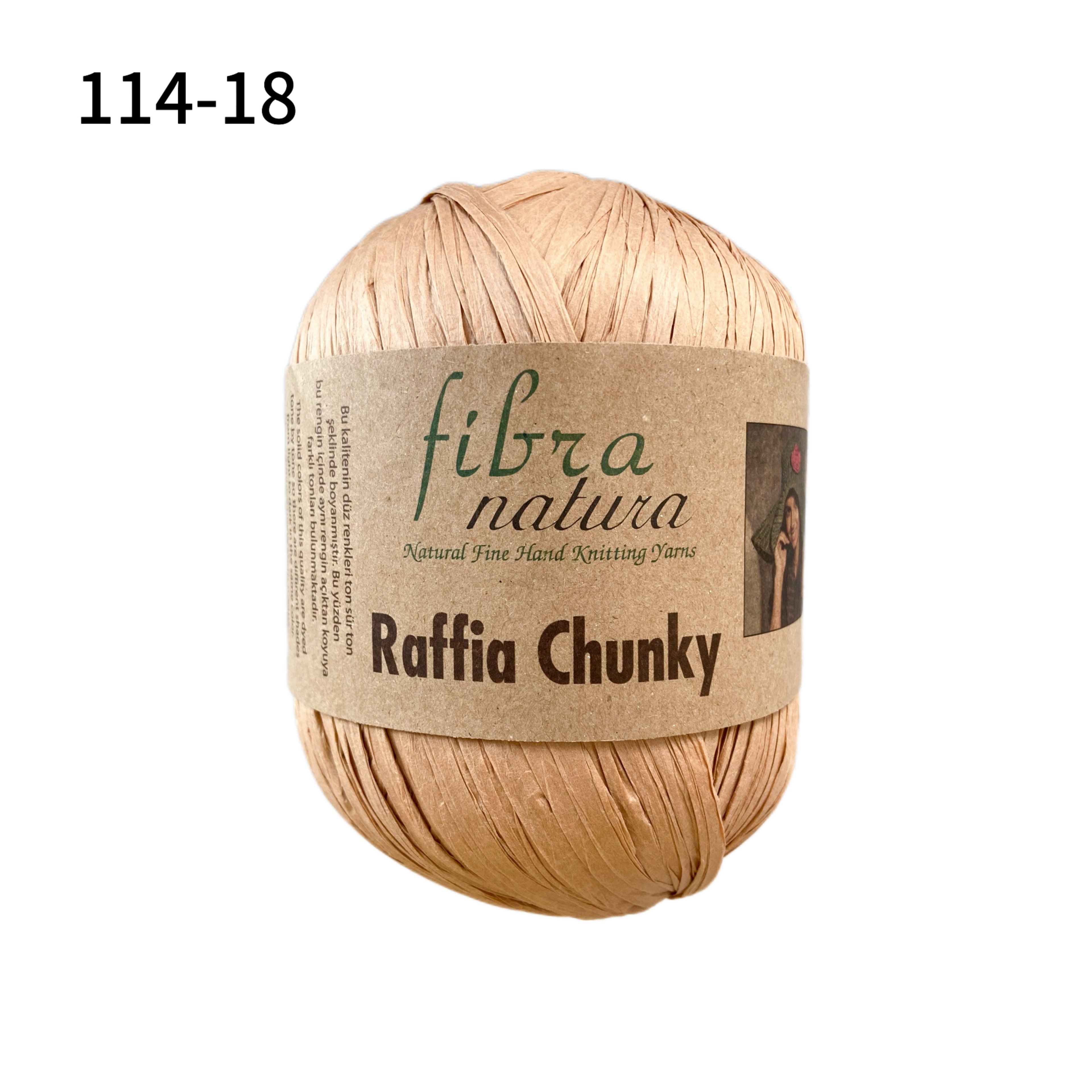 FİBRA NATURA RAFFİA CHUNKY Rafya El Örgü Ipliği