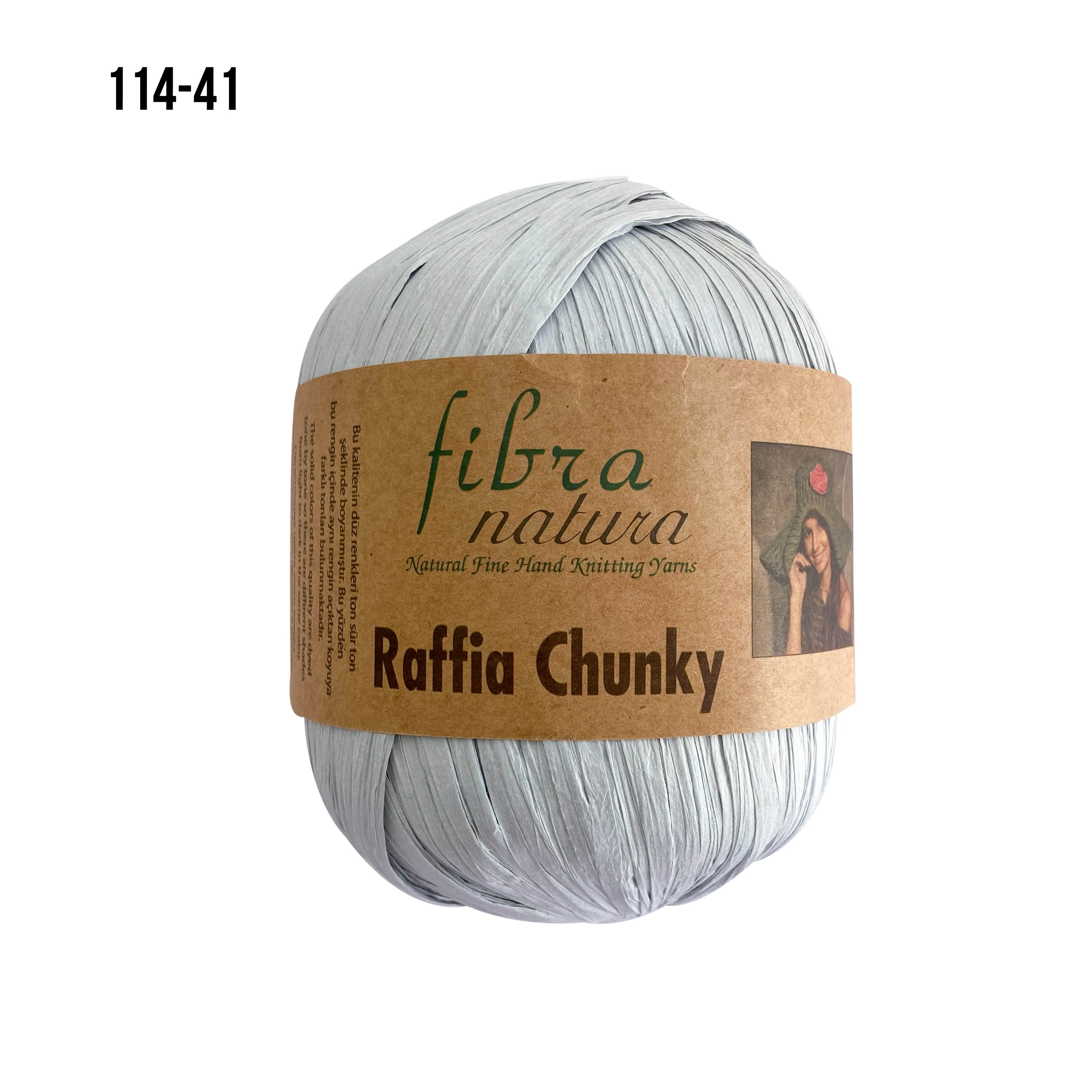 FİBRA NATURA RAFFİA CHUNKY Rafya El Örgü Ipliği