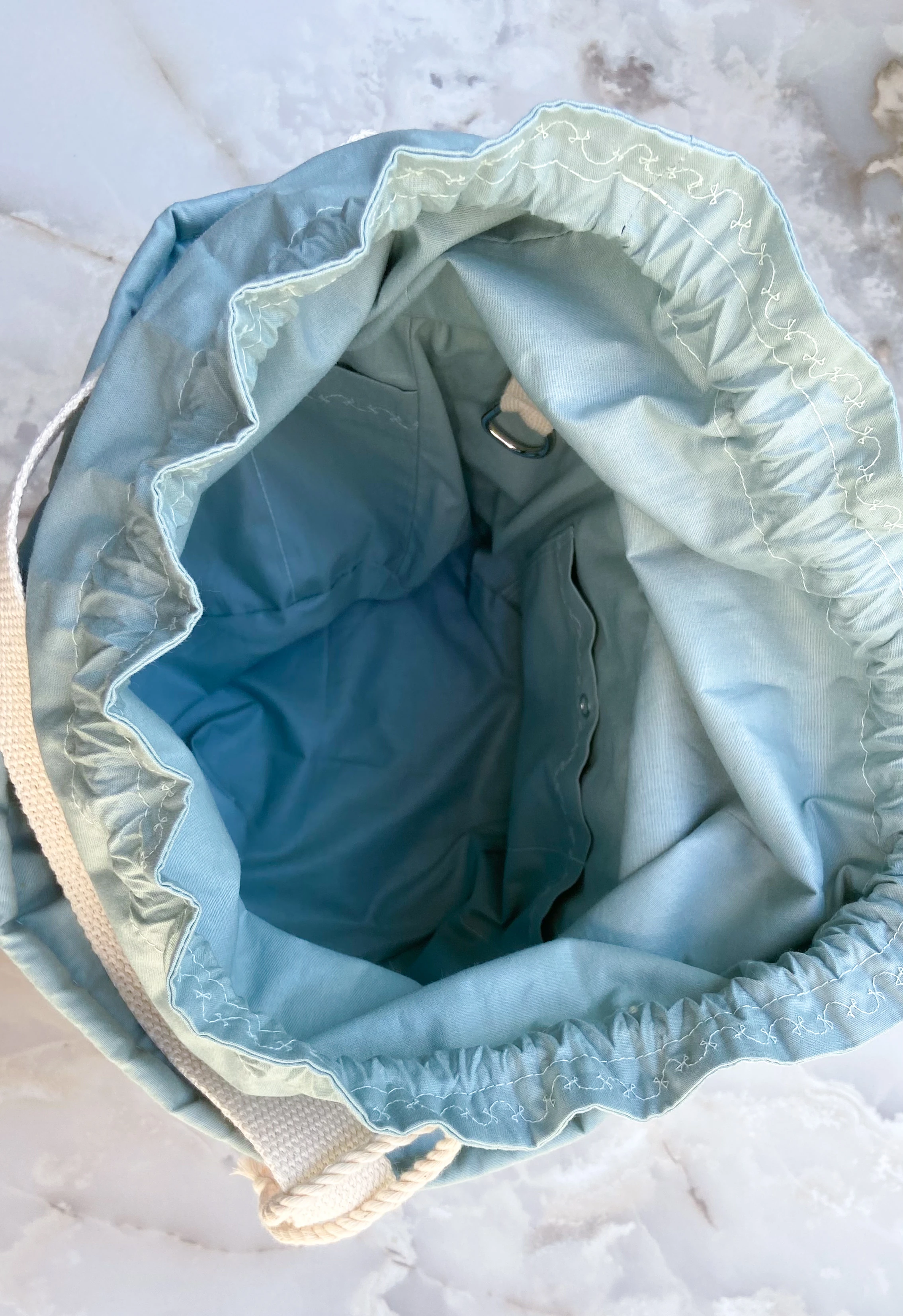 Proje Saklama Çantası Yuvarlak Büyük Boy 20x25cm