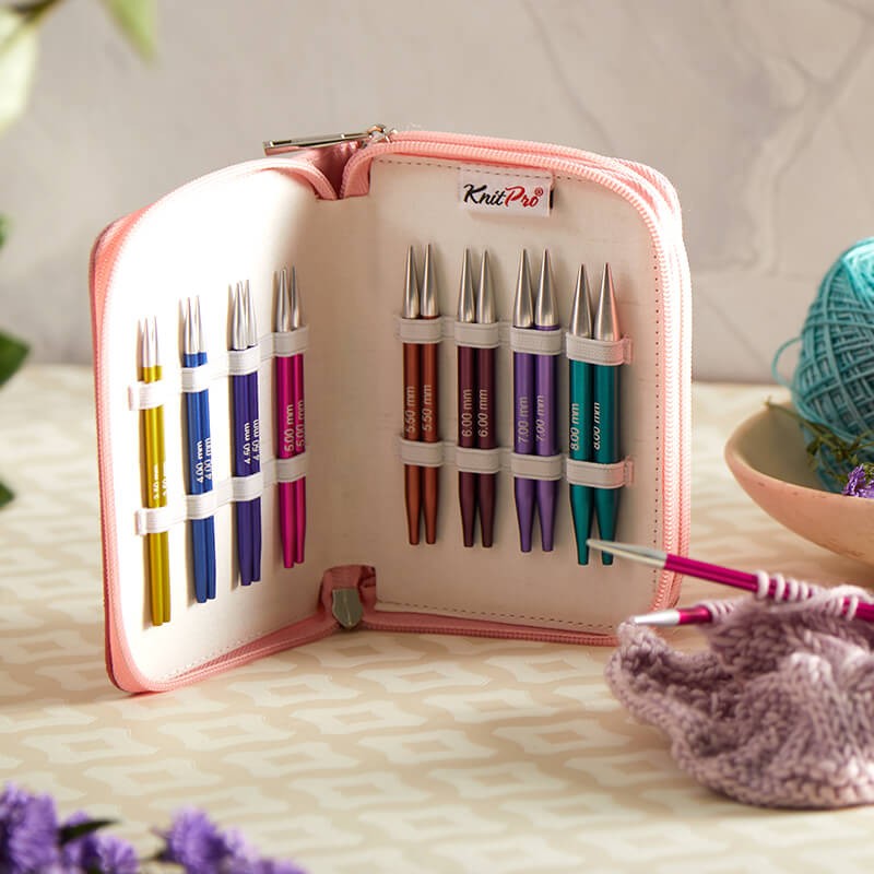 KnitPro ZING Deluxe Set - Kısa Uçlu (10CM)