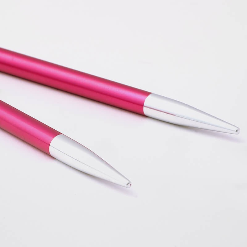 KnitPro Zing Değiştirilebilir Misinalı Şiş Ucu KISA (10cm) - 5mm