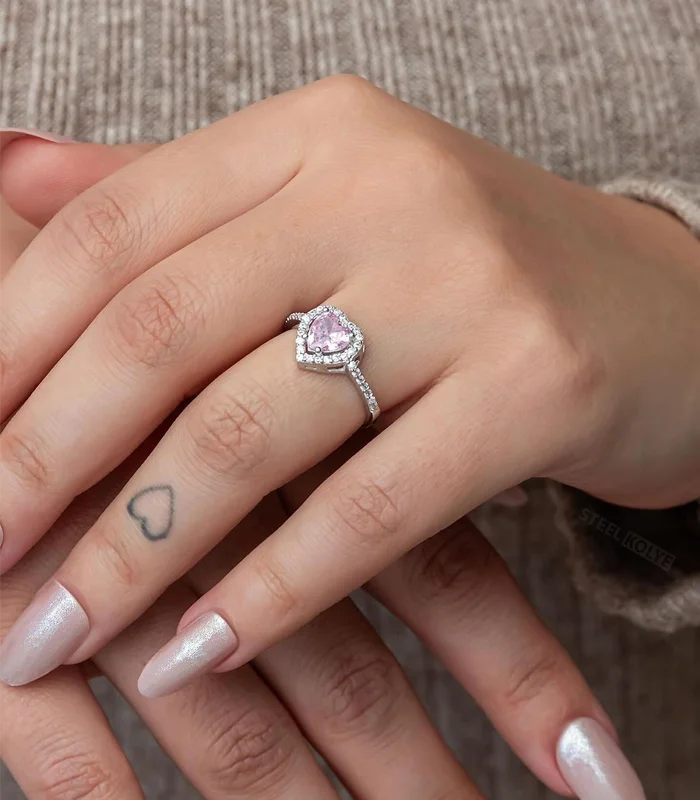 CİDDİ İLİŞKİ YÜZÜĞÜ - KALPLİ YÜZÜK