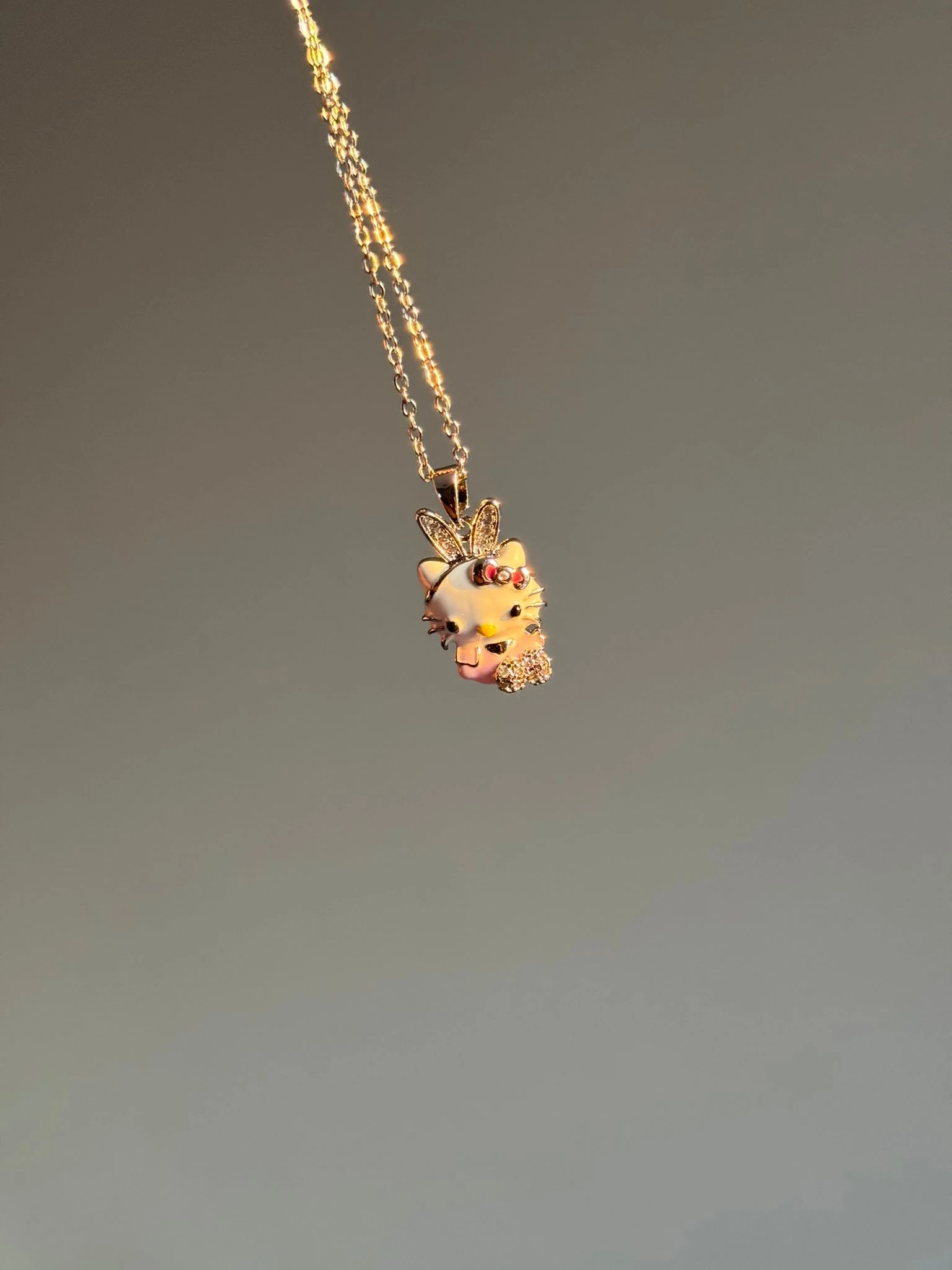 Hello Kitty Kolye Gümüş