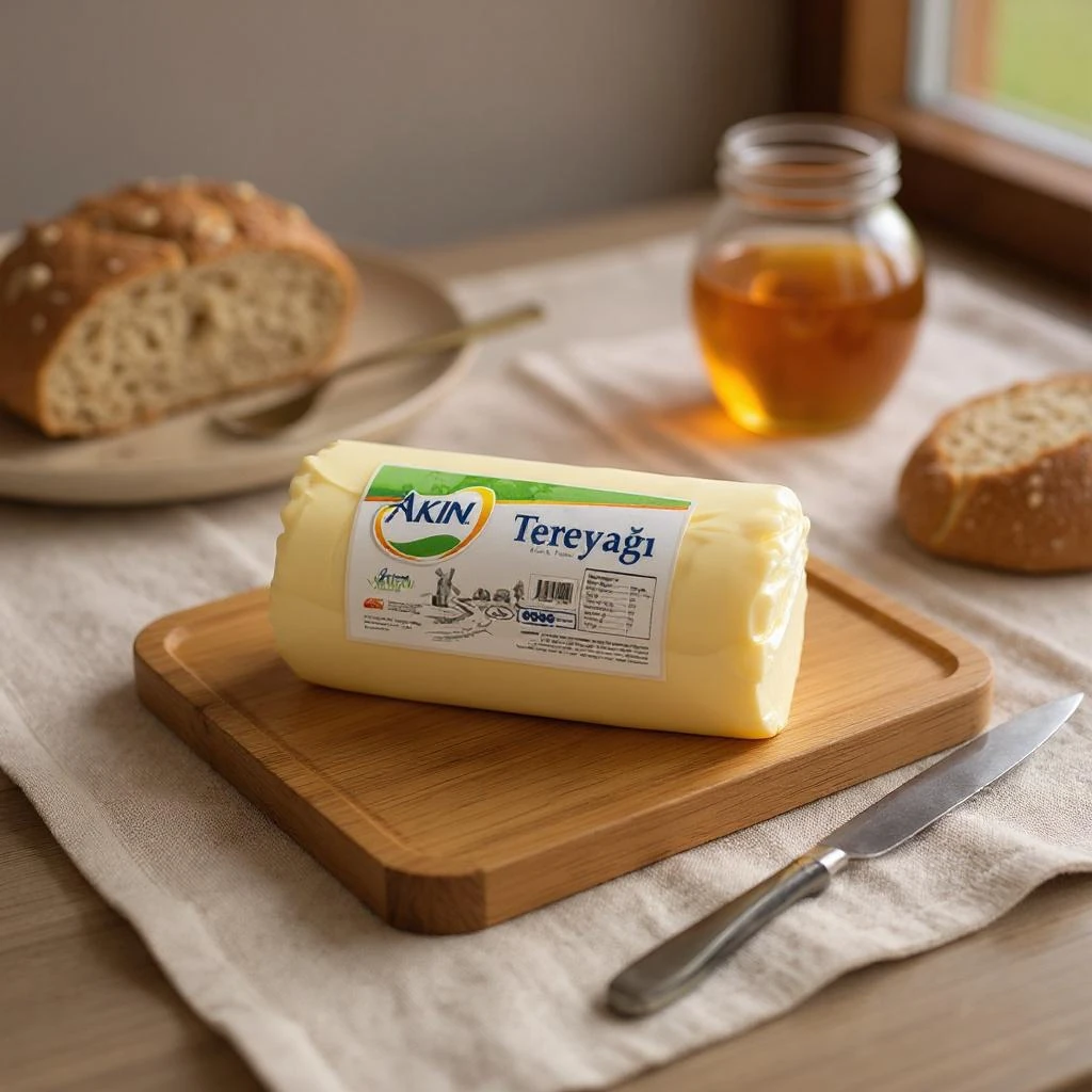 Akın Pastorize Tereyağı (Tuzsuz) Rulo 1000Gr.