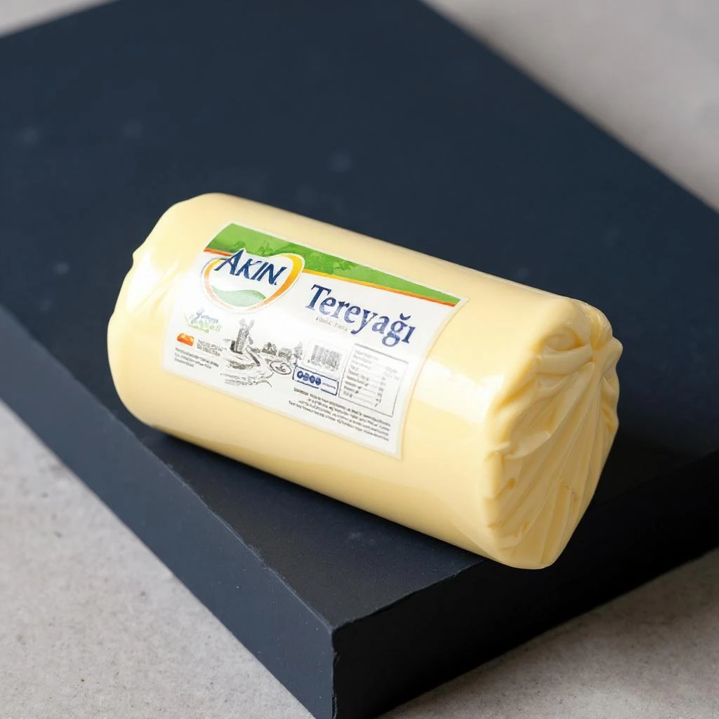 Akın Pastorize Tereyağı (Tuzlu) Rulo 1000gr.
