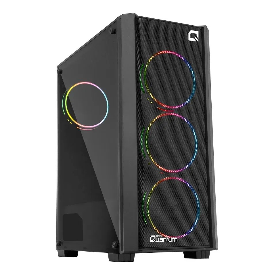 Quantum Gaming Panda QG1008 İntel i5-14400f 8GB 512GB SSD RTX3060 12GB 192Bit HDMI+DP Fdos Desktop QPC10F007577