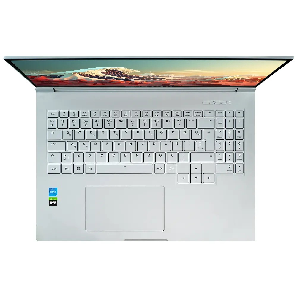 Quantum WhiteFang G4035 AMD Ryzen 7-8745HS 16GB 512GB RTX4060 8GB HDMI 16" Beyaz FreeDos Gaming Notebook QNNTB10F007260