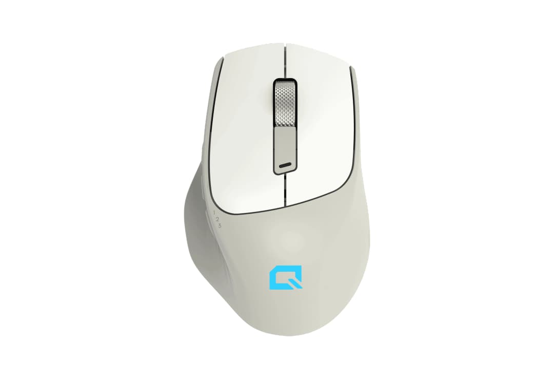 Quantum Gaming Aero AirSilent Kablosuz Sessiz Ergonomik Beyaz Mouse