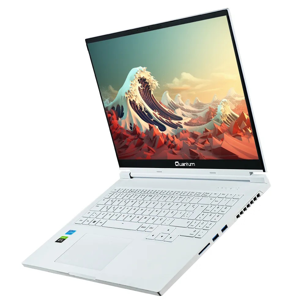 Quantum WhiteFang G4035 AMD Ryzen 7-8745HS 16GB 512GB RTX4060 8GB HDMI 16" Beyaz FreeDos Gaming Notebook QNNTB10F007260
