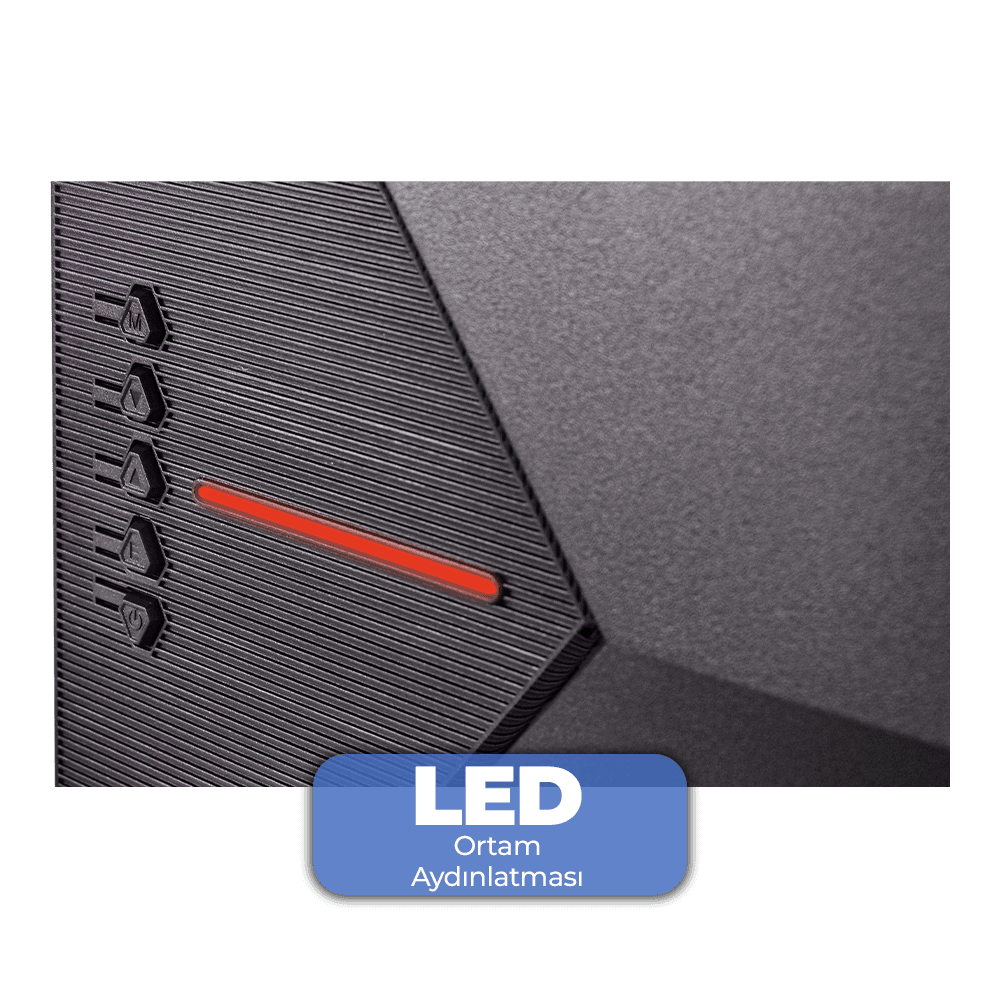 Quantum Gaming Monitör PG27 27" FHD VA 1ms 300Hz 2xHDMI 2xDP 1xSPK RGB Light 12V/4A 16.7M renk 2x3W Spk 1920*1080