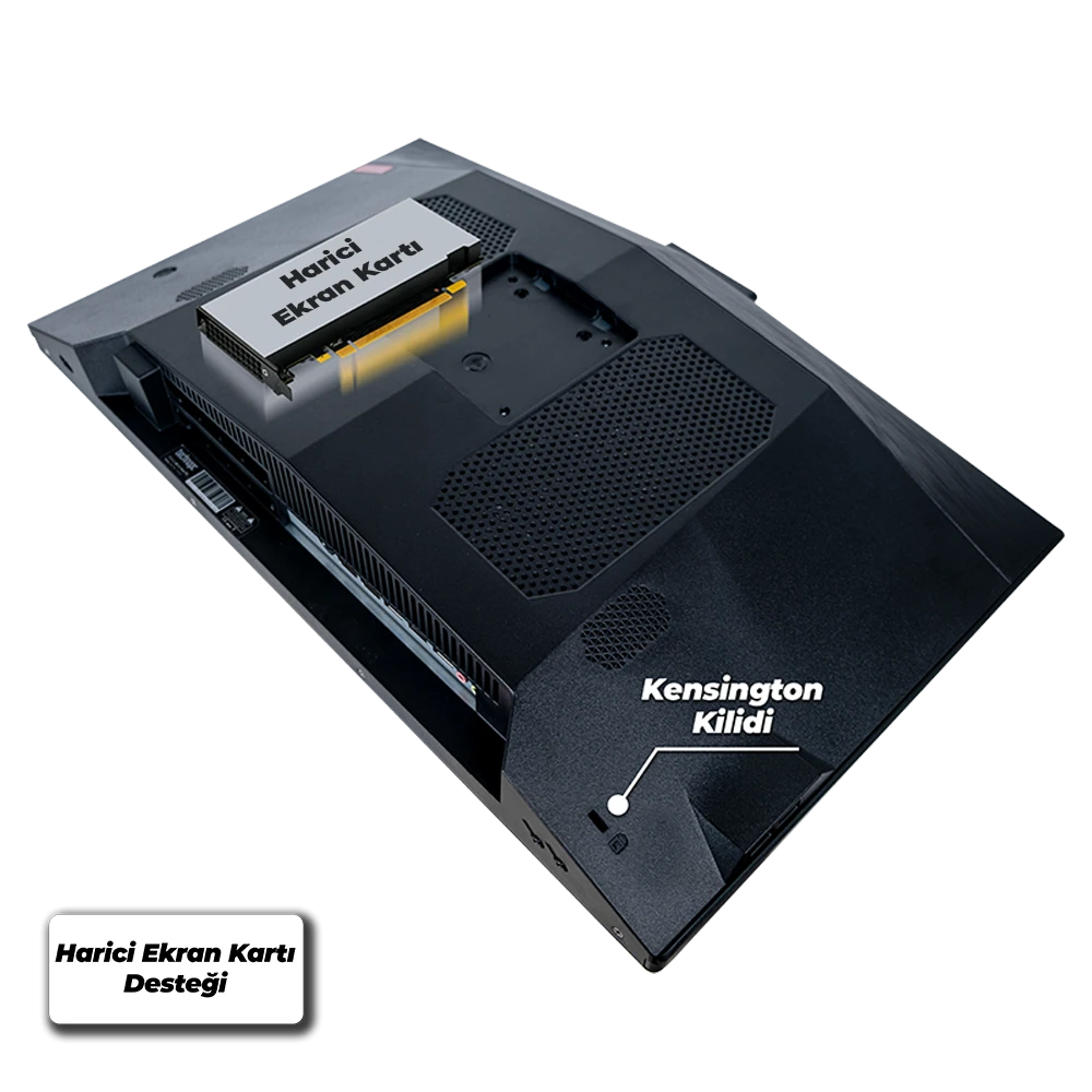 Technopc F24-G Intel i3-10100 8GB DDR4 256GB SSD 2GB Ekran Kartı Wifi+ BT HDMI in&out 23.8" FreeDos All-in-One TPAIO20F004732