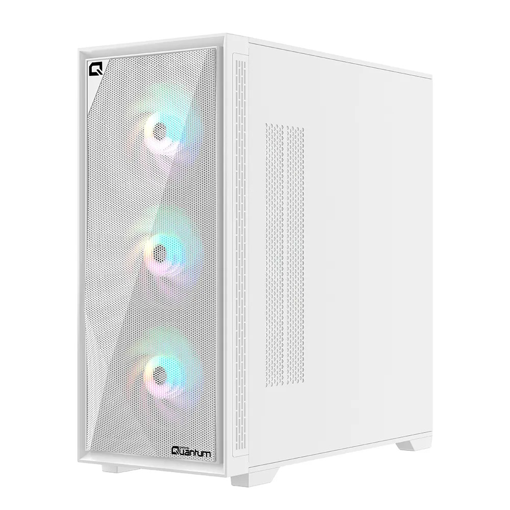 Quantum Gaming CyberWhite QW1007 İntel i5-14400f 8GB 512GB SSD RTX3050 6GB 96Bit HDMI+DP Fdos Desktop QPC10F007558