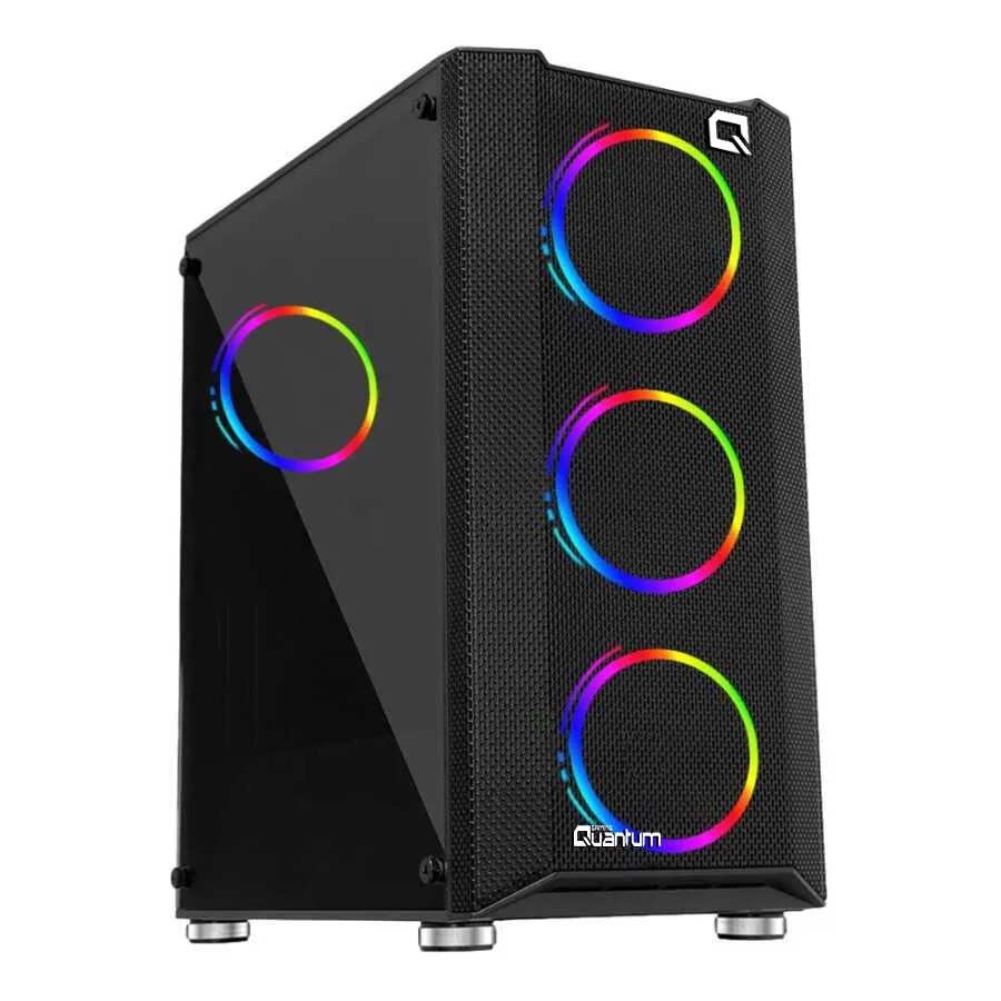 Quantum Gaming Panda QG1004 İntel i5-13400f 16GB 512GB SSD RTX3050 6GB 96Bit HDMI+DP Fdos Desktop QPC10F007573