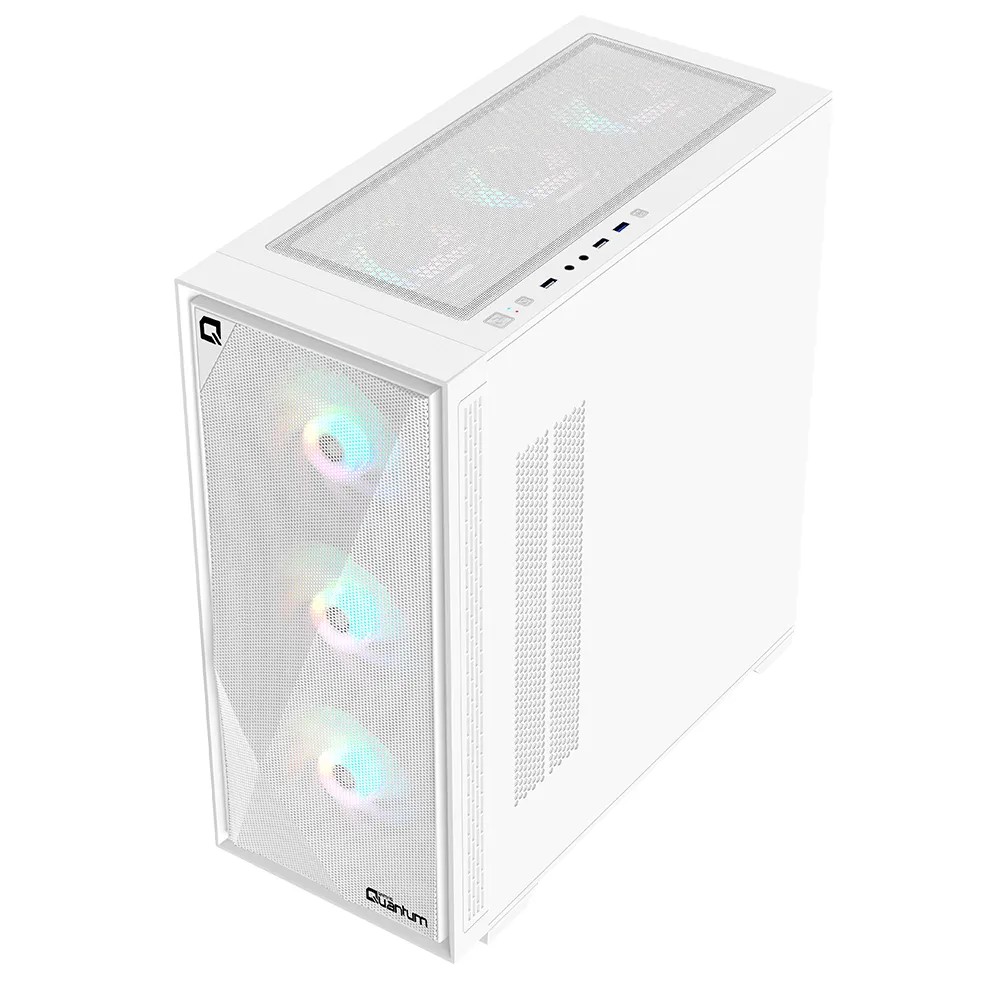 Quantum Gaming CyberWhite QW1007 İntel i5-14400f 8GB 512GB SSD RTX3050 6GB 96Bit HDMI+DP Fdos Desktop QPC10F007558