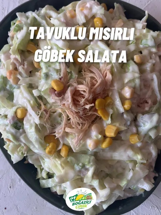 Tavuklu Mısırlı Göbek Salata