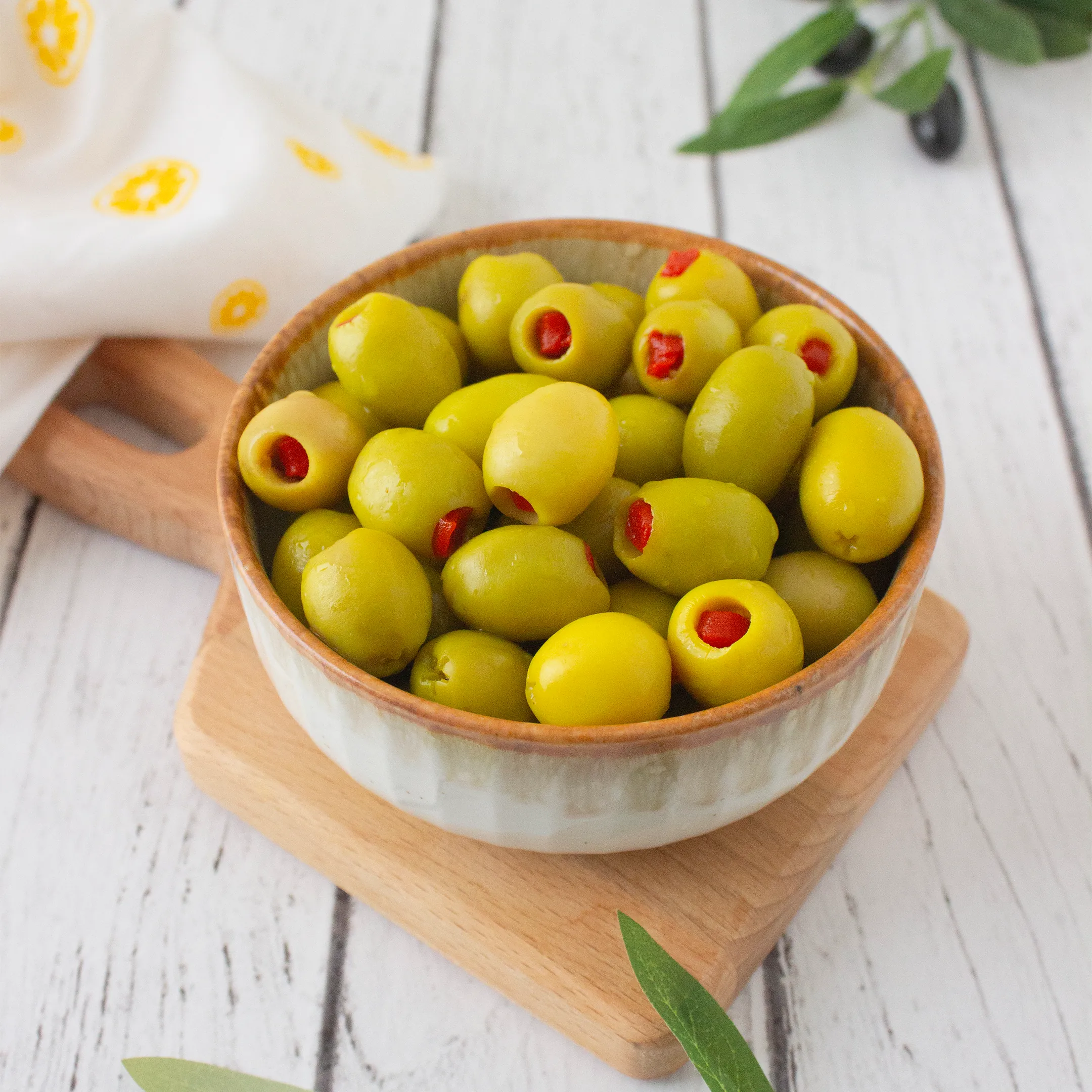 Biberli Yeşil Zeytin 700 g