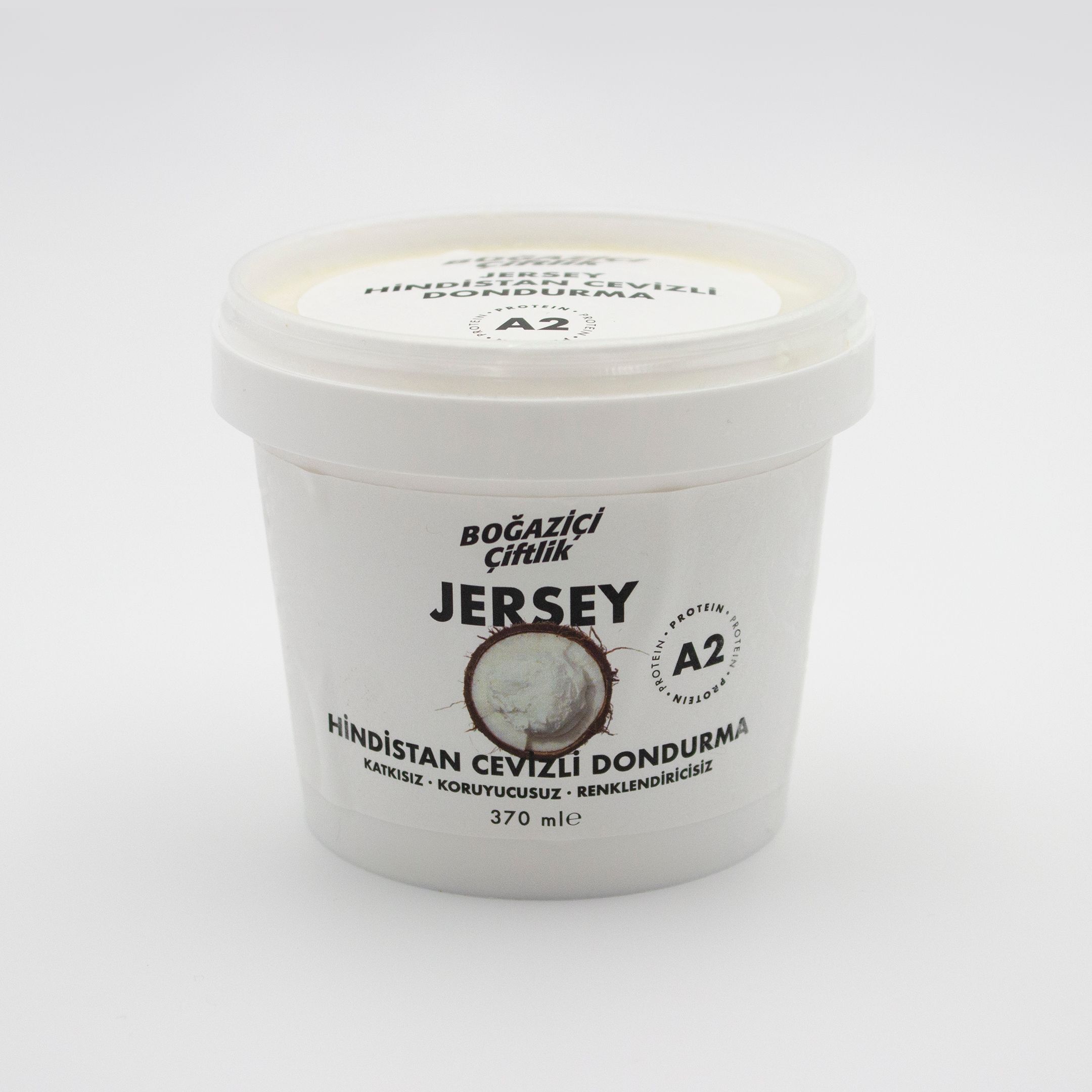 Jersey Sütlü Hindistan Cevizli Dondurma 370 ml
