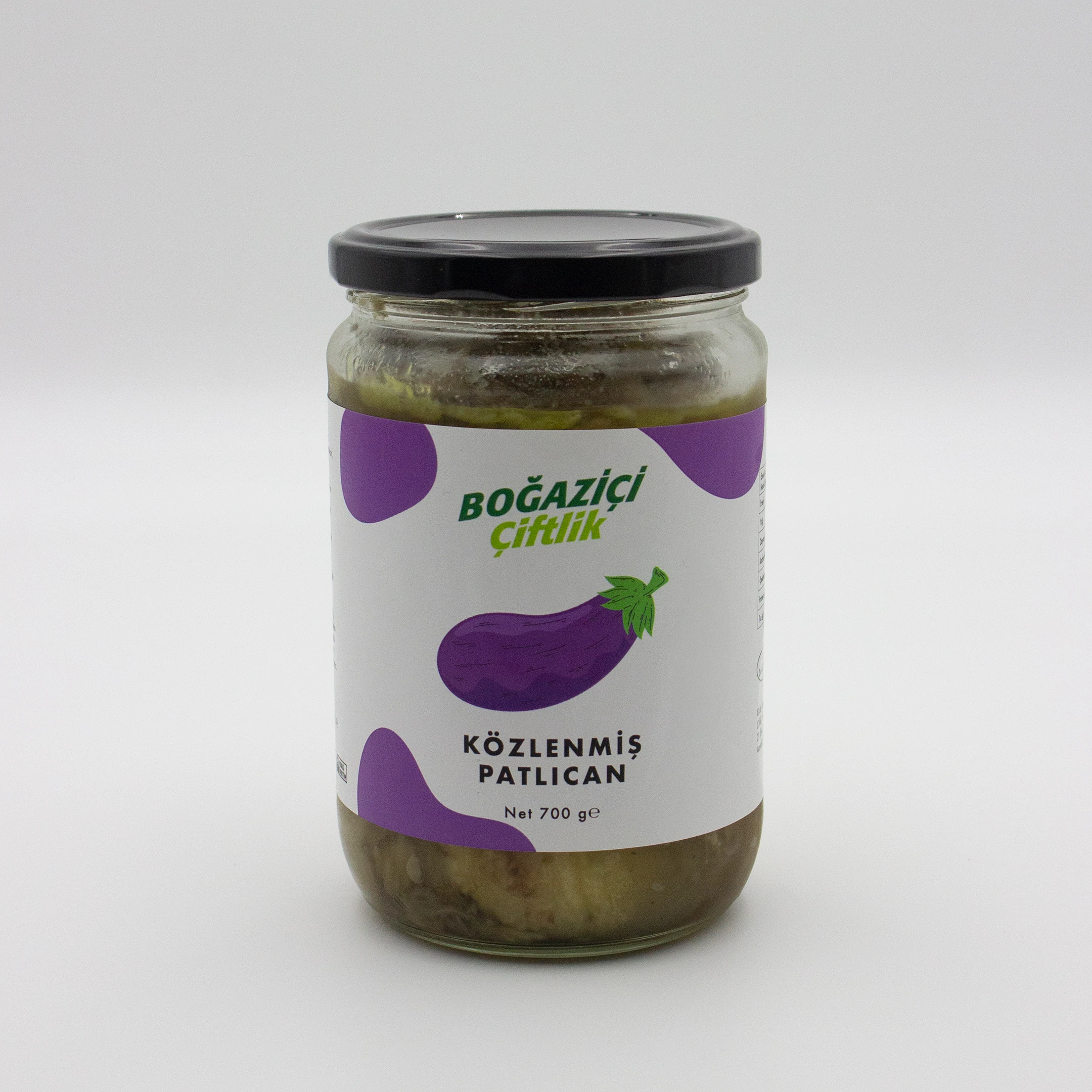 Közlenmiş Patlıcan Konservesi 600 g