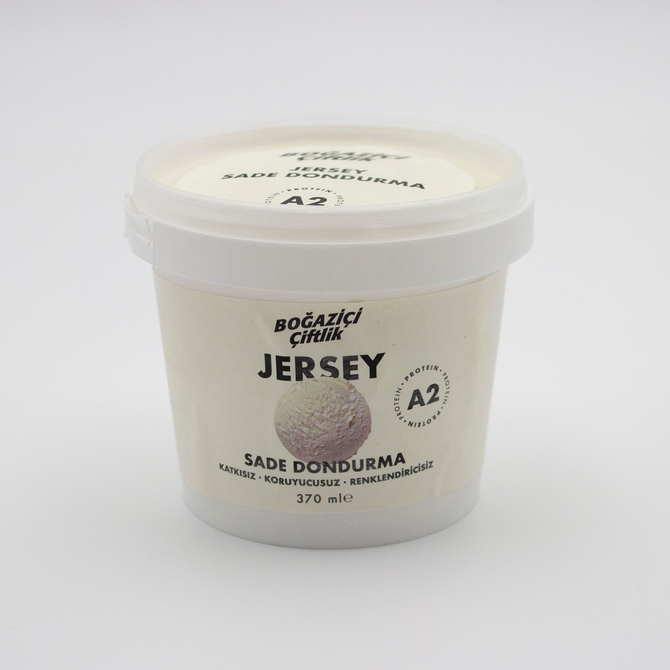 Jersey Sütlü Sade Dondurma