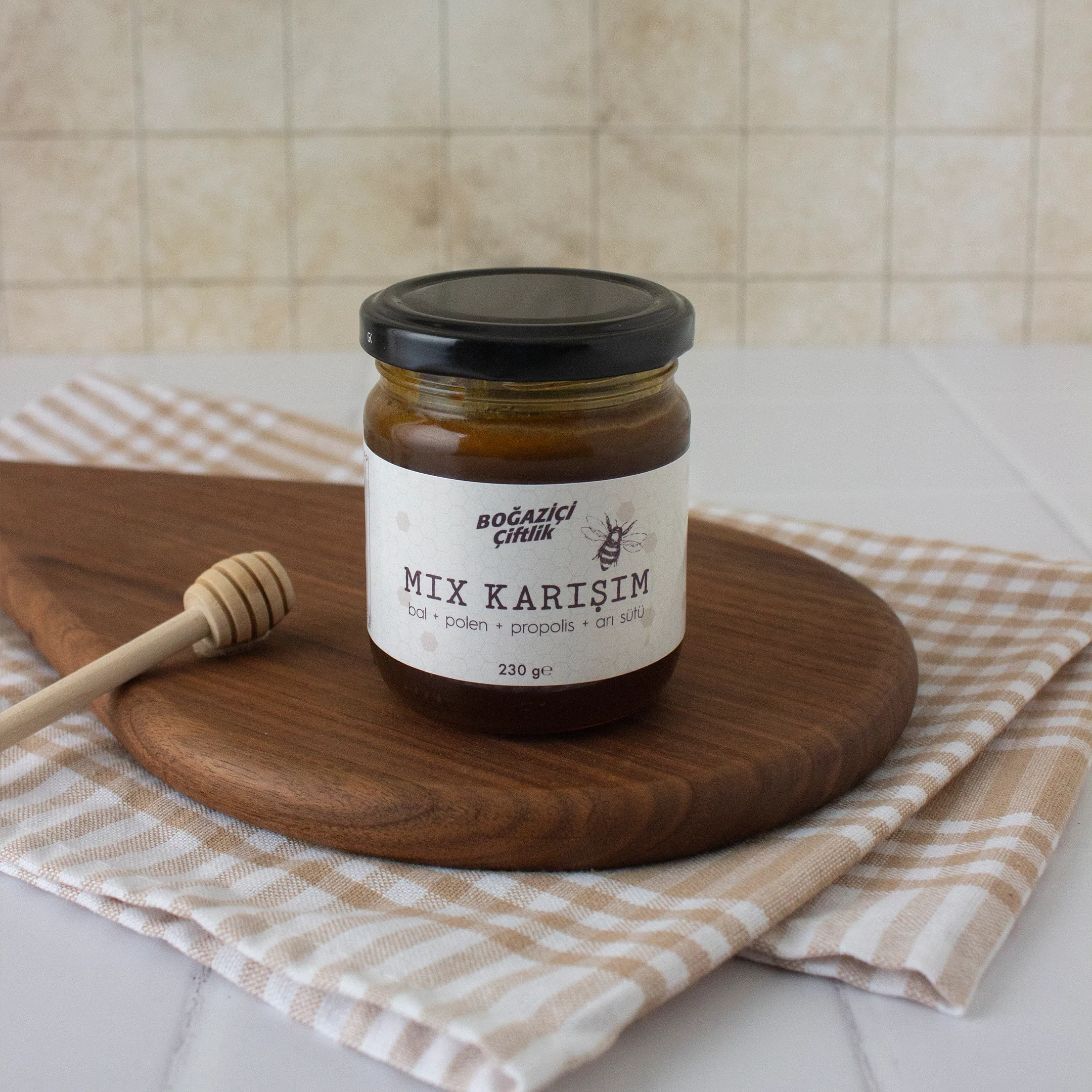 Mix Karışım 230 g (Bal+Polen+Propolis+Arı Sütü)
