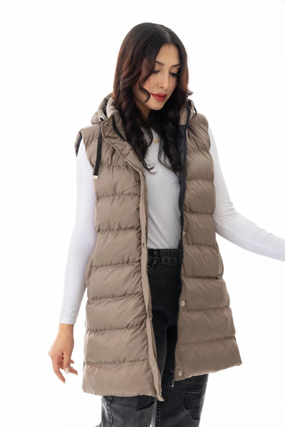 4401 Yanı Fermuarlı Yelek