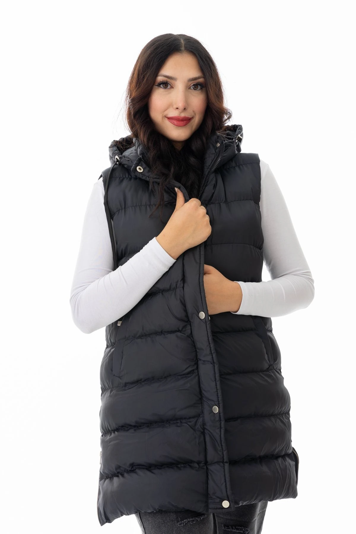 4401 Yanı Fermuarlı Yelek main variant image