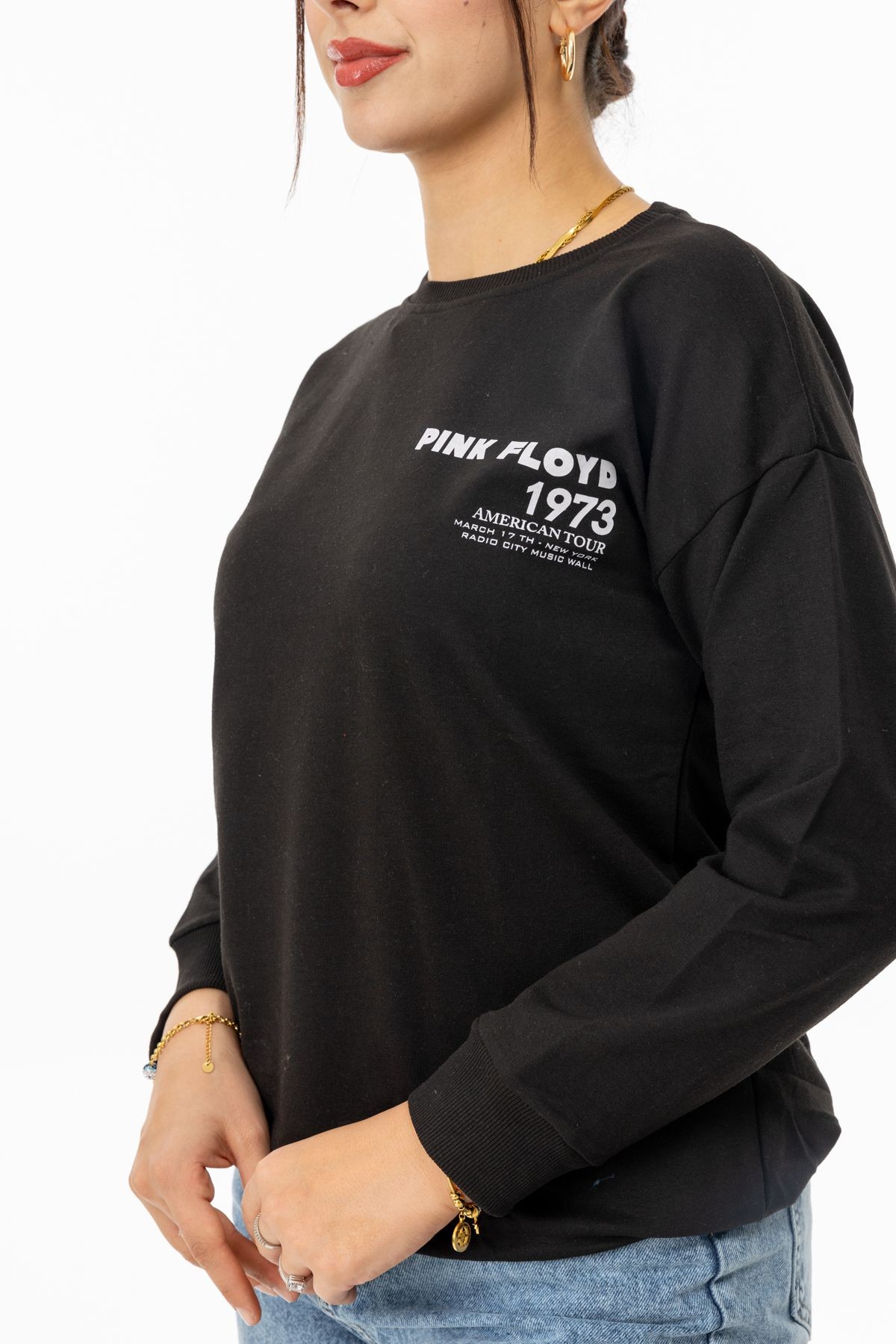 Yüksel Ergül 5940 İki İplik Baskılı Sweatshirt