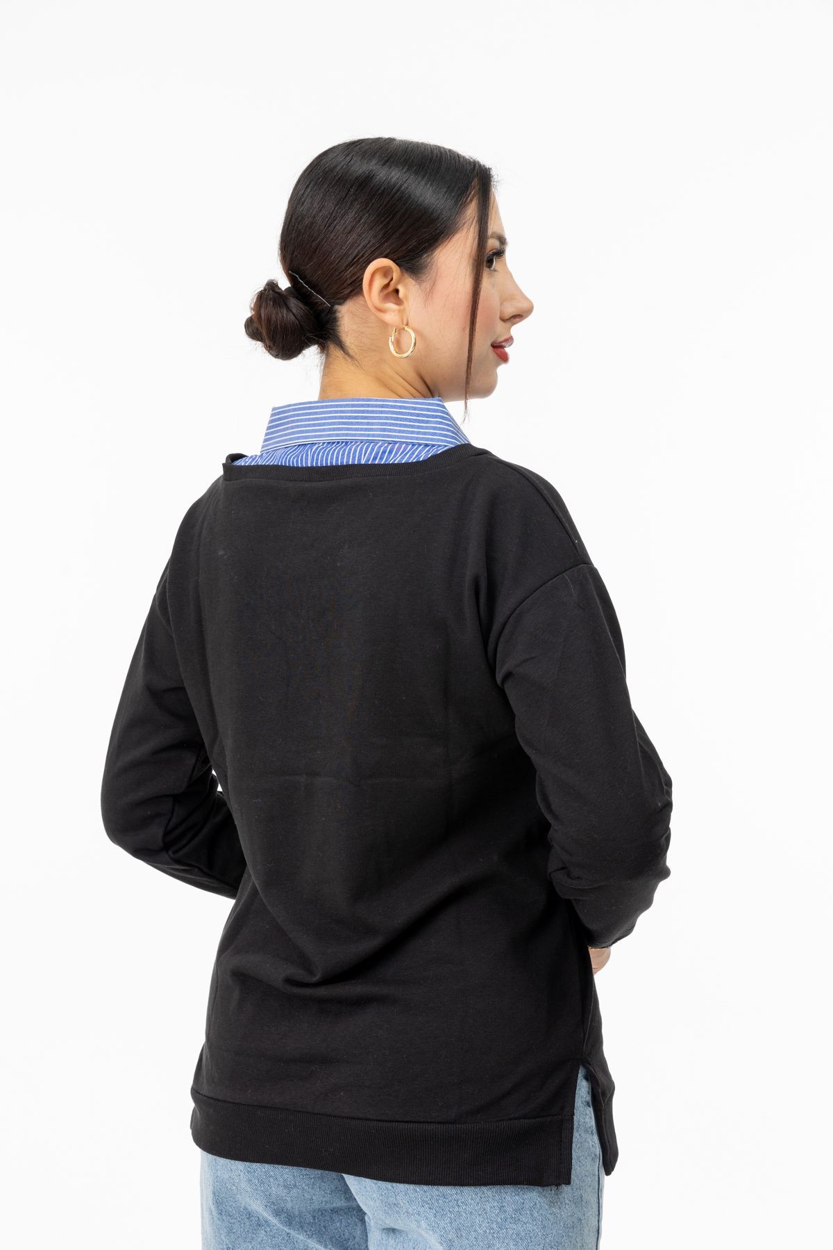 6033 Gömlek Yaka Tunik