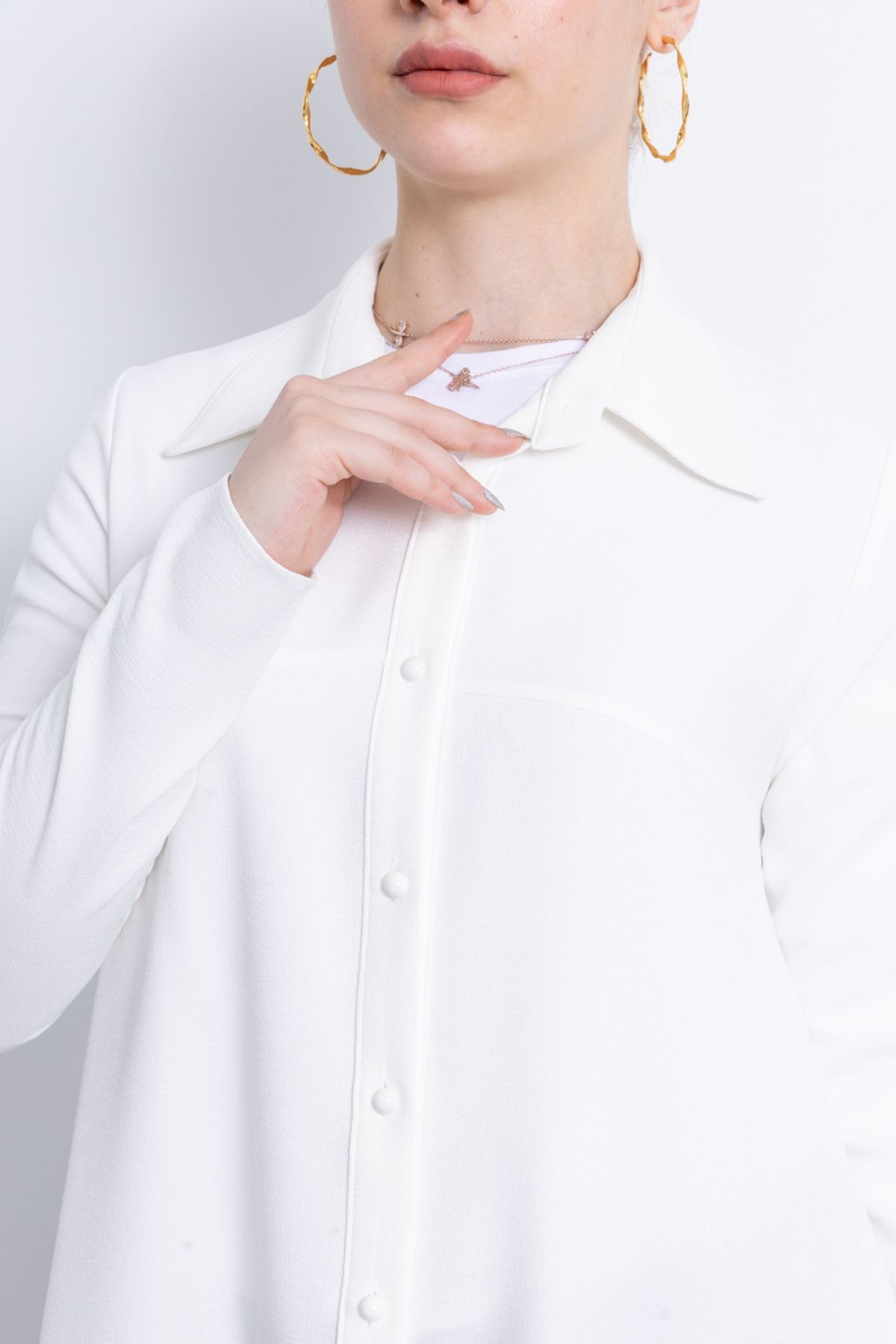 Kadın Krep Kumaş Tunik 1230