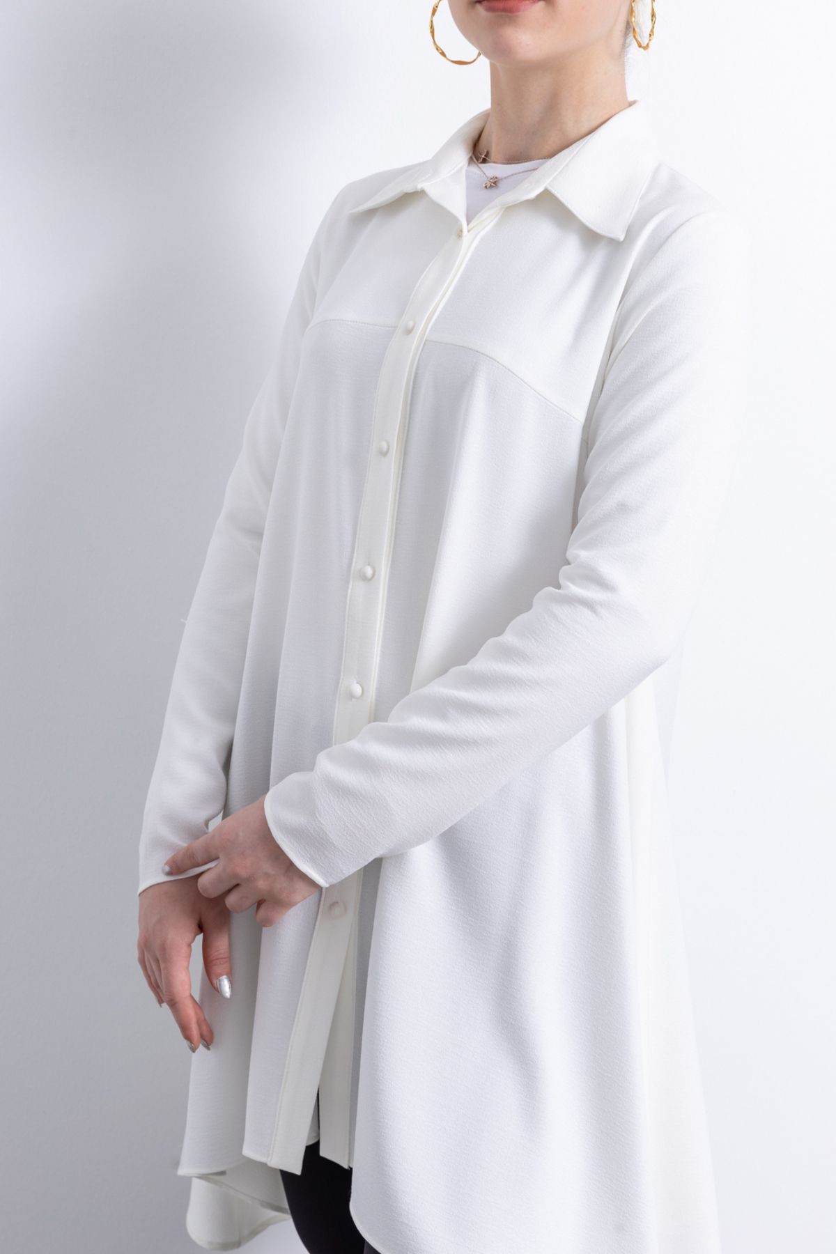 Kadın Krep Kumaş Tunik 1230