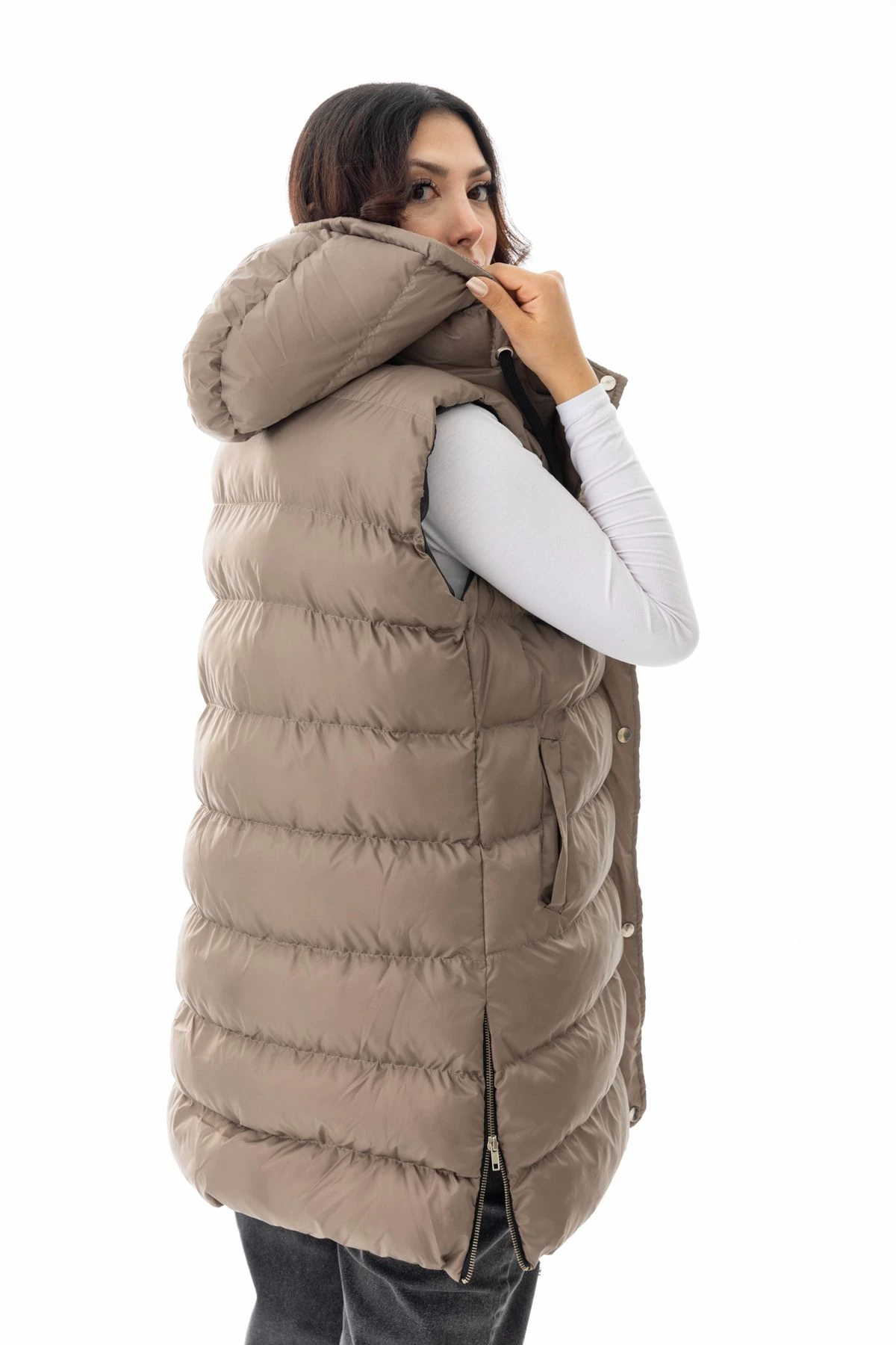 4401 Yanı Fermuarlı Yelek