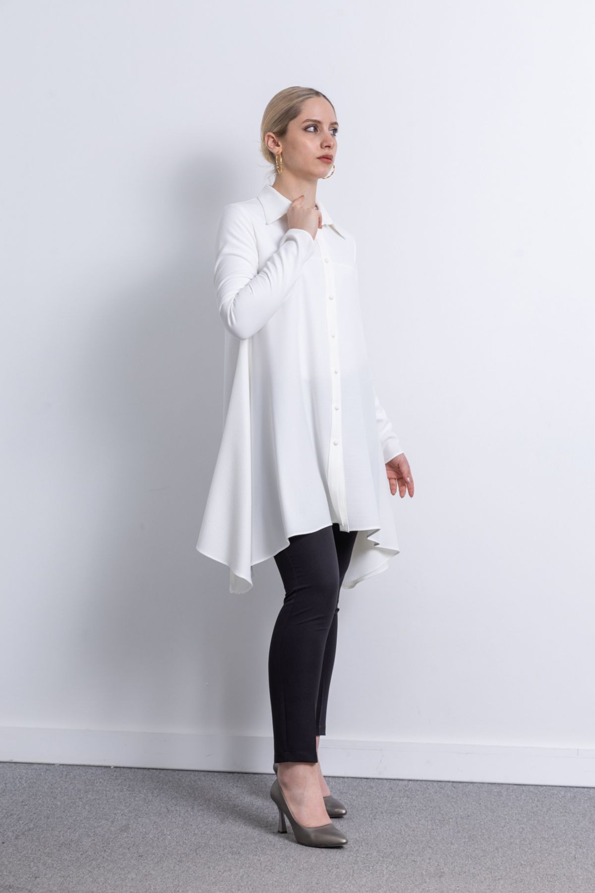 Kadın Krep Kumaş Tunik 1230