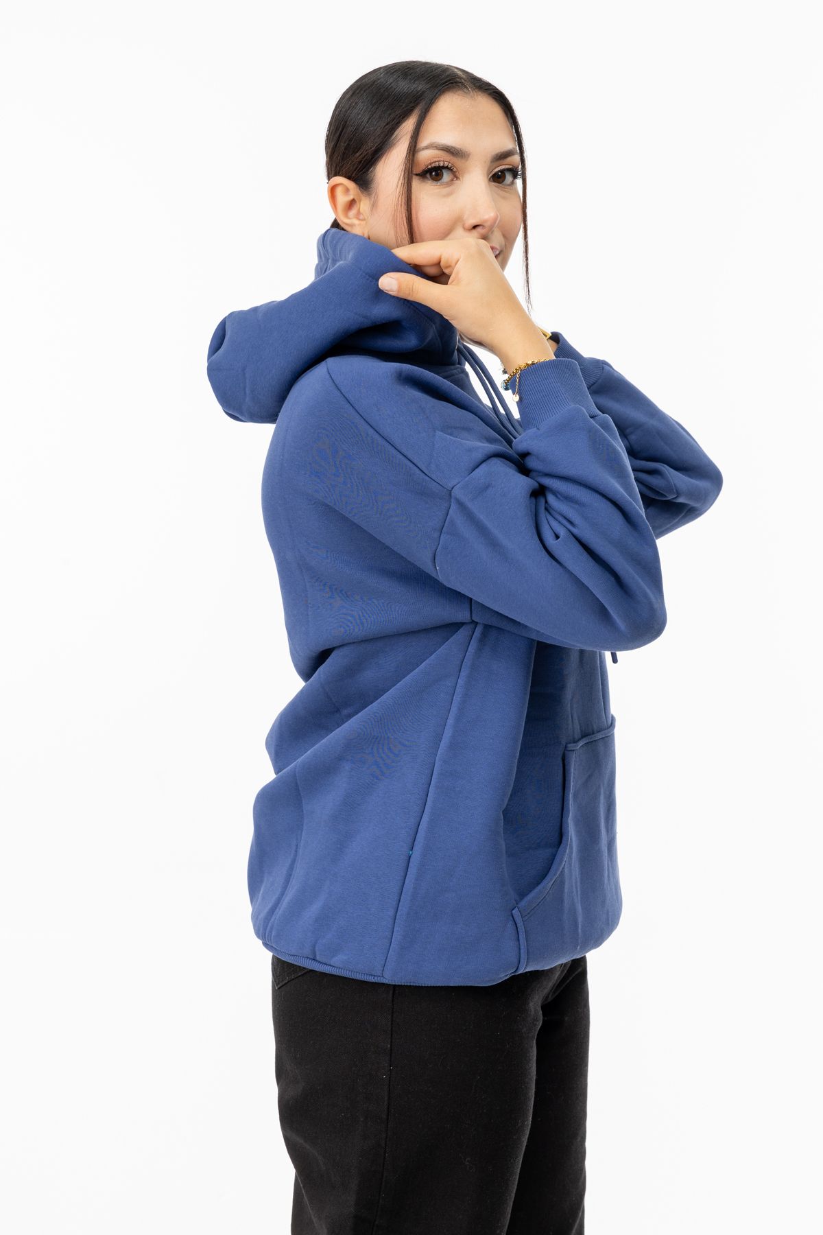 Yüksel Ergül 3854 Kapüşonlu Kanguru Cepli Sweatshirt