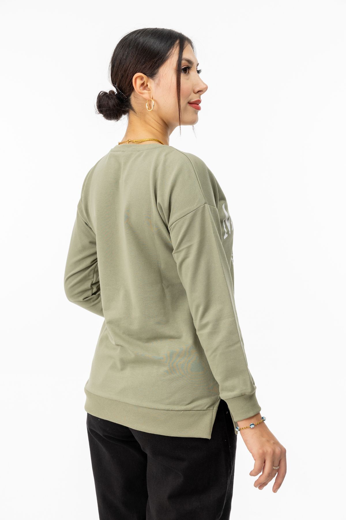 Yüksel Ergül 5940 İki İplik Baskılı Sweatshirt