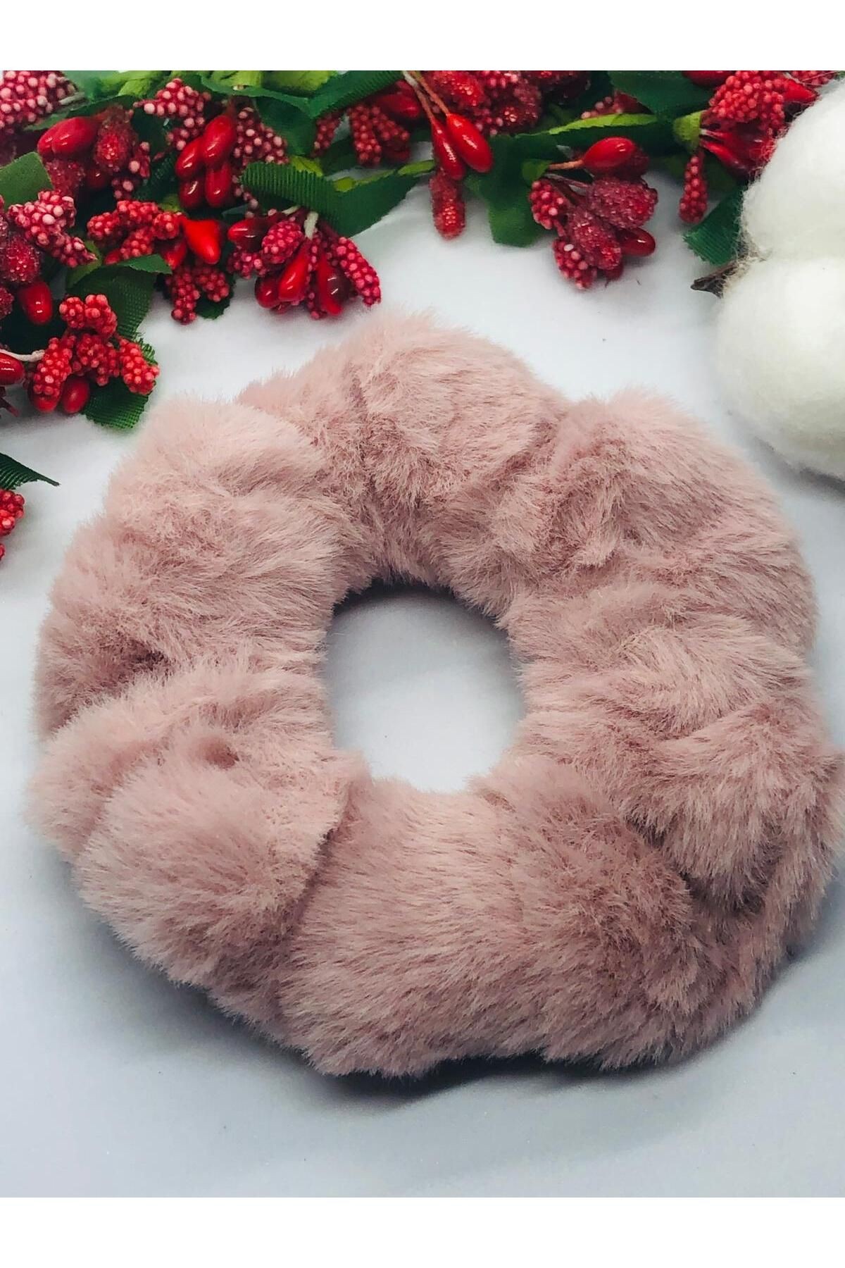 GÜL KURUSU PELUŞ LASTİK TOKA