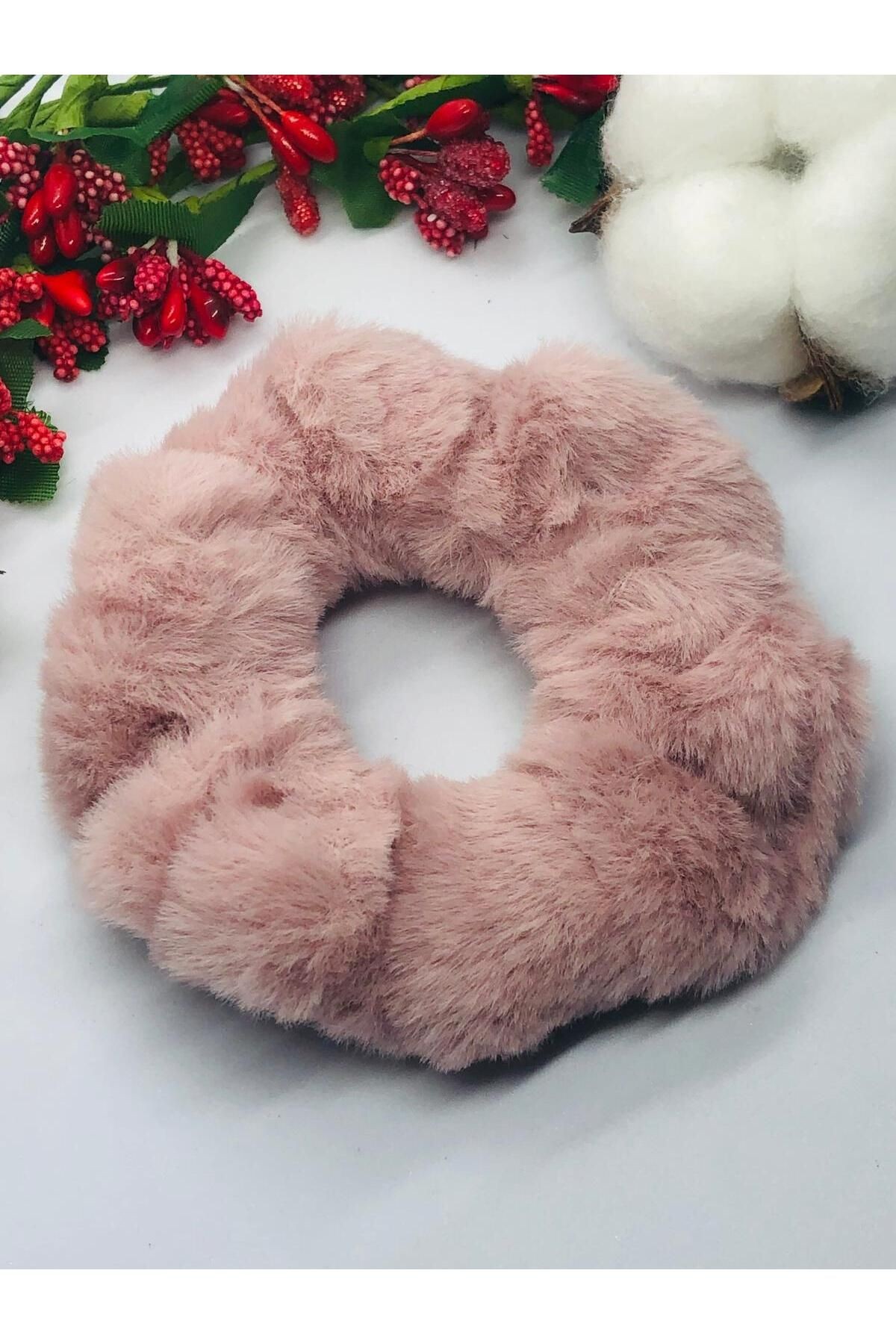 GÜL KURUSU PELUŞ LASTİK TOKA