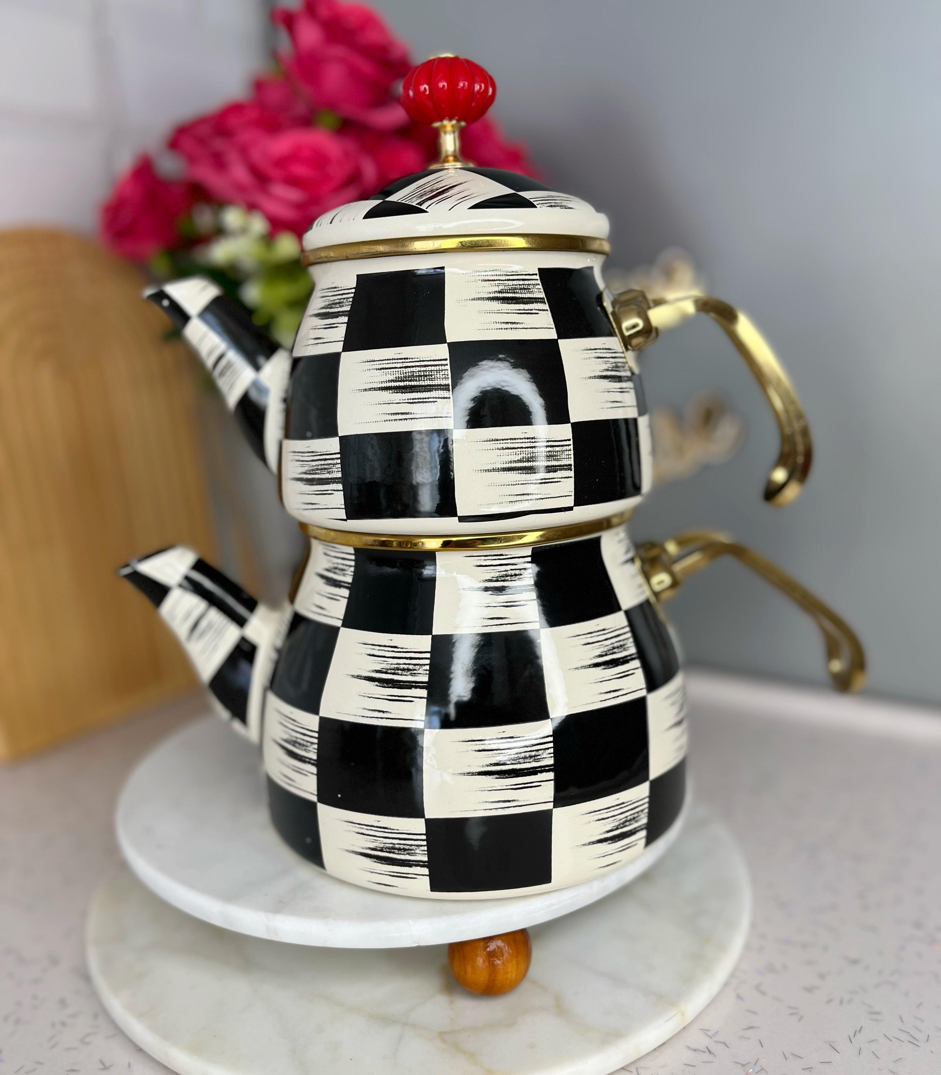 Qualita King Emaye Çaydanlık Takımı