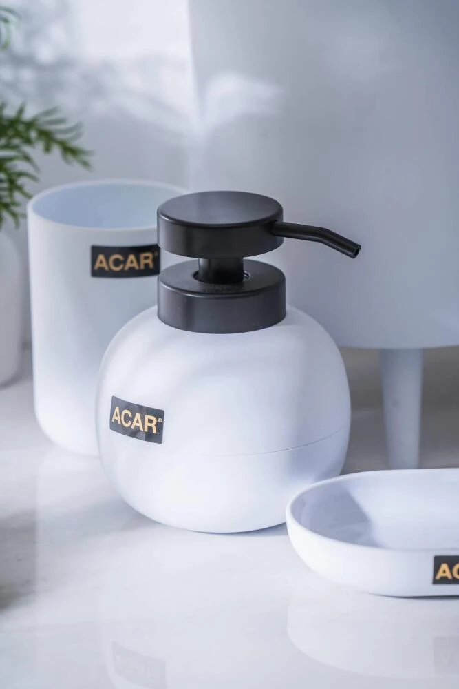 Astoria Akrilik 5 Parça Banyo Seti - Beyaz