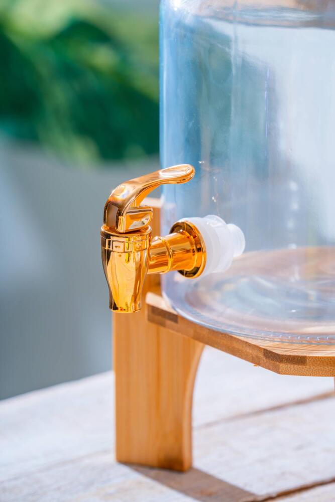 Bambu Standlı Cam Sebil - 3 lt