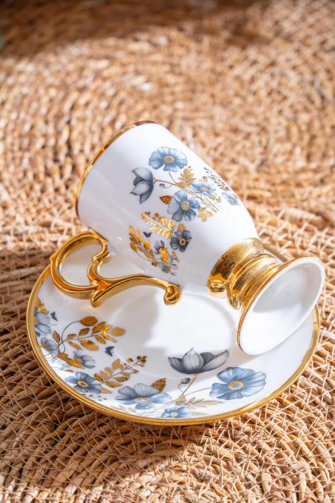 Parlin 6 Kişilik Kahve Fincanı Takımı (Siyah) - 90 ml