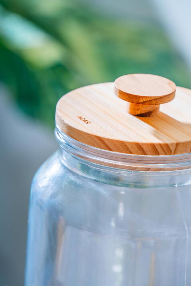 Bambu Standlı Cam Sebil - 3 lt