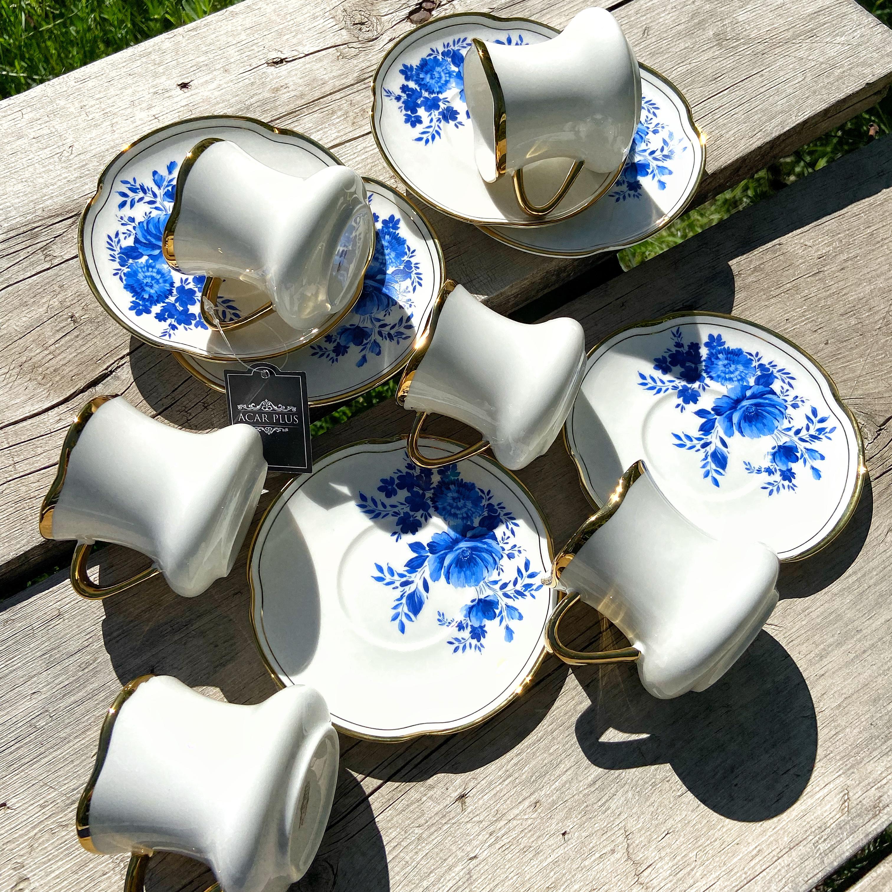 Jasmin 6 Kişilik Kahve Fincanı