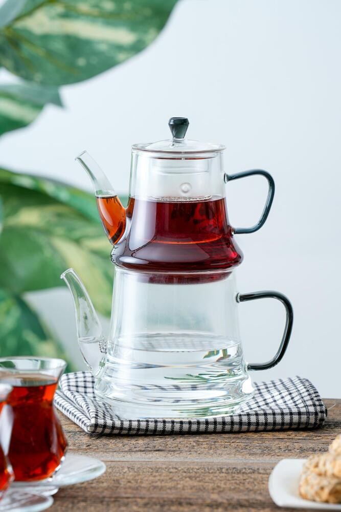 Jasmin Borosilikat Cam Çaydanlık