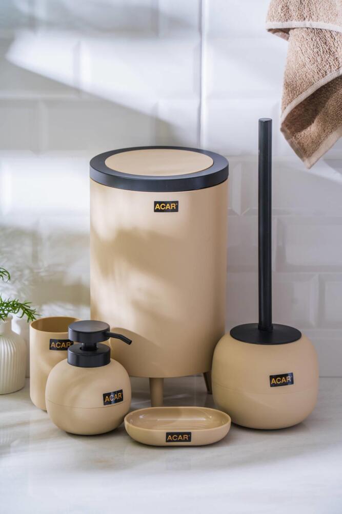 Astoria Akrilik 5 Parça Banyo Seti - Krem