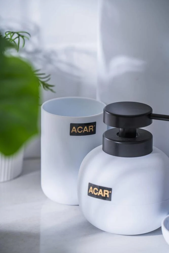 Astoria Akrilik 5 Parça Banyo Seti - Beyaz