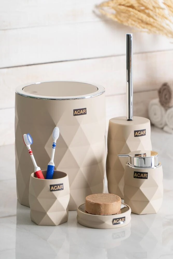 Astoria 5 Parça Banyo Seti - Krem