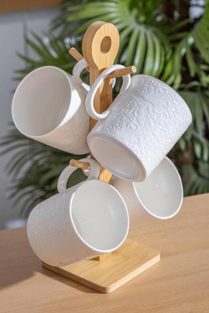 Kayla 4 Kişilik Standlı Kupa Seti