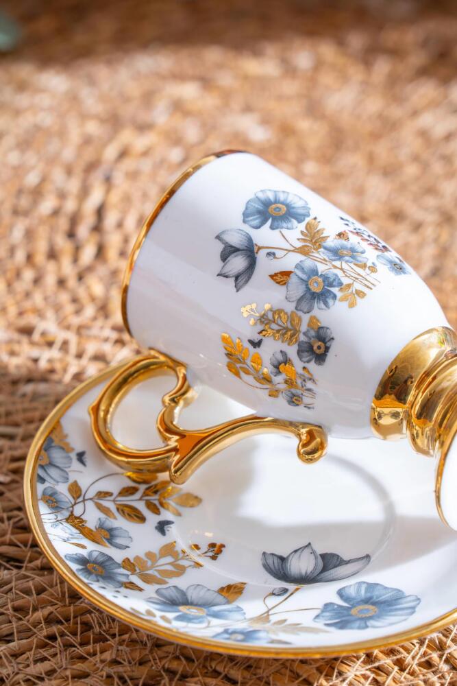 Parlin 6 Kişilik Kahve Fincanı Takımı (Siyah) - 90 ml