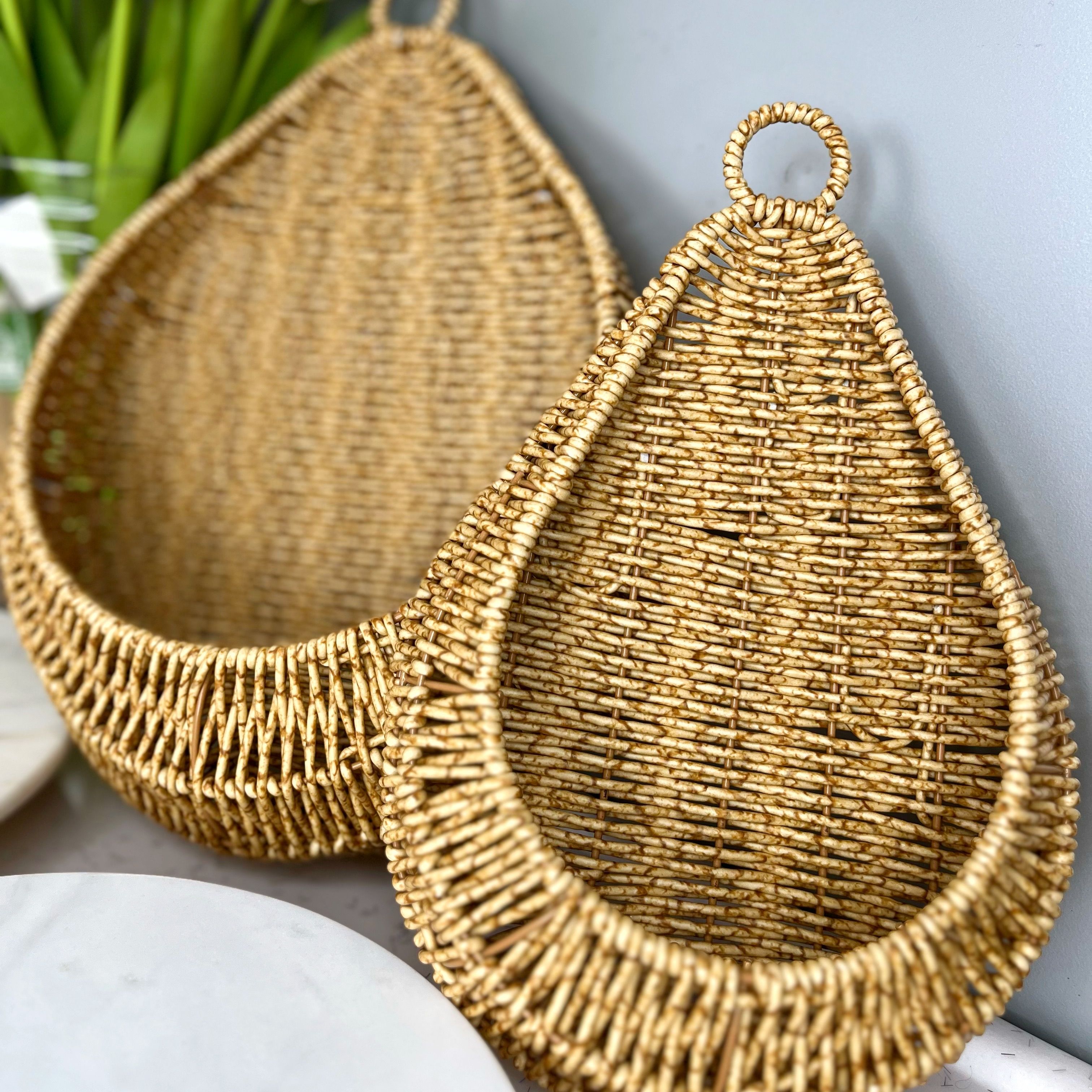 Rattan 2’li Dekoratif Çiçeklik